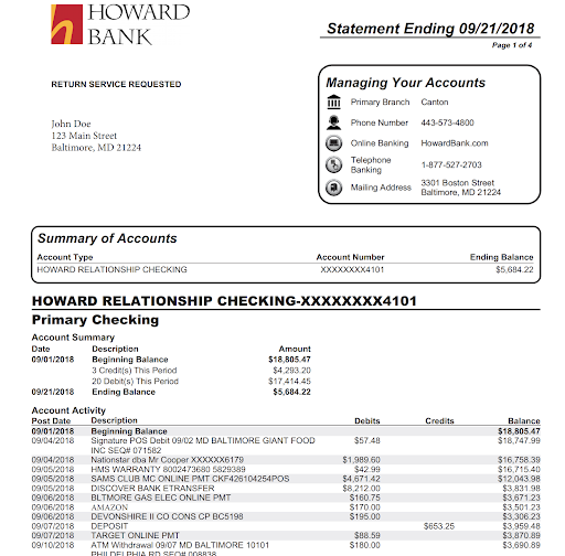 Home Asset Search Bank Records